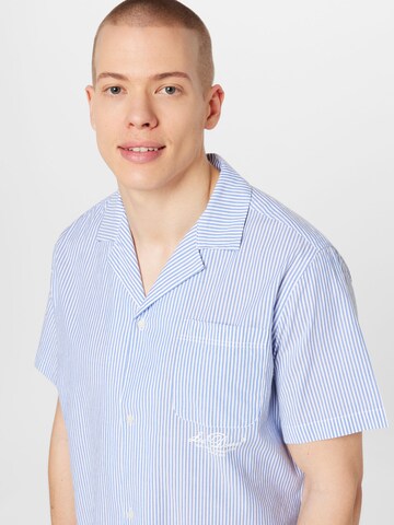 Les Deux Comfort fit Koszula 'Leland' w kolorze niebieski