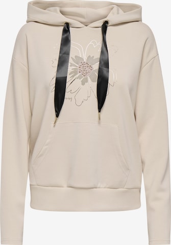 ONLYSweater majica 'ONLFANCY' - siva boja: prednji dio