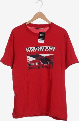 NAPAPIJRI T-Shirt XXXL in Rot: predná strana