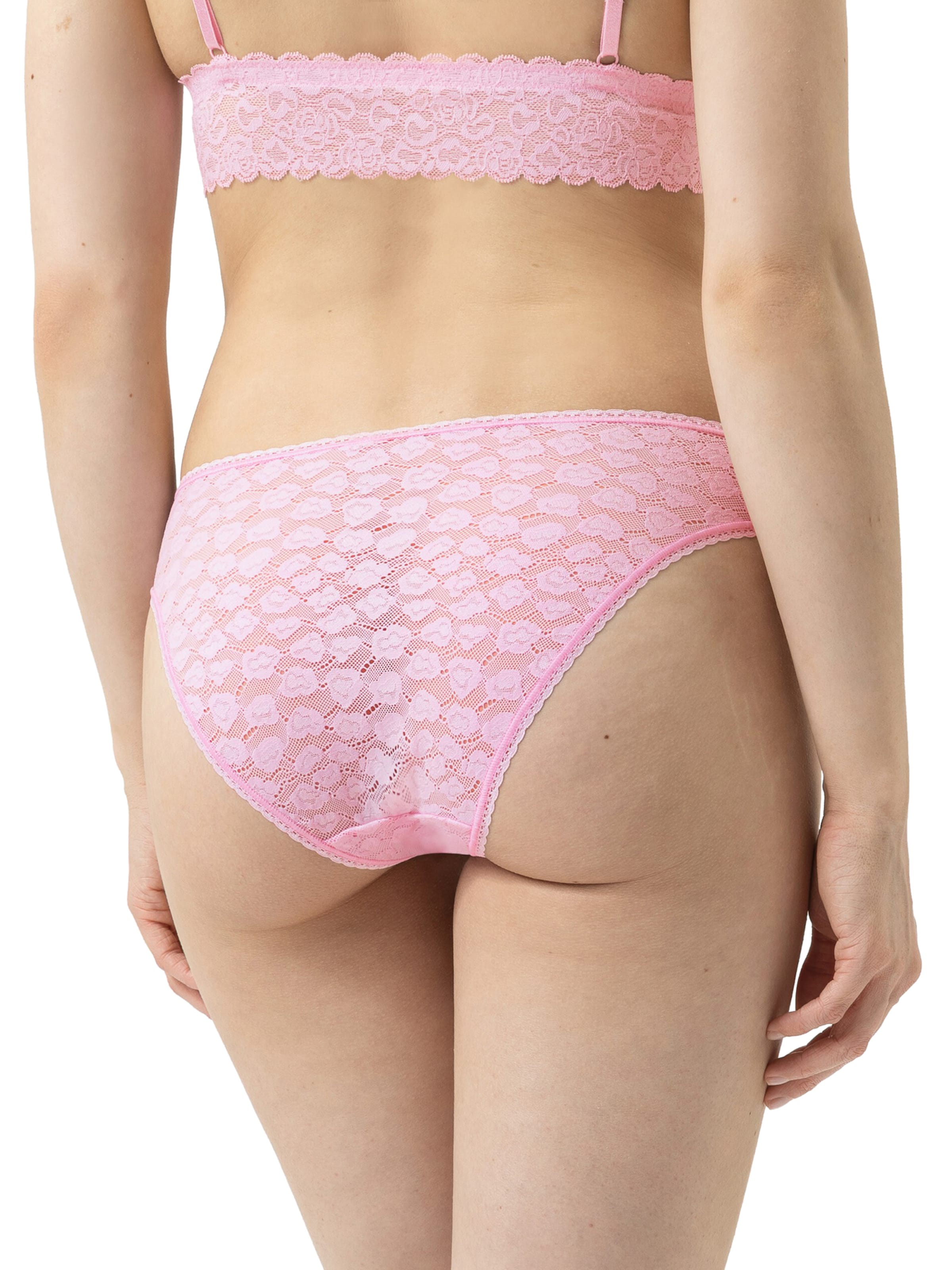 Slip 'Savage Lace' Mey en rose