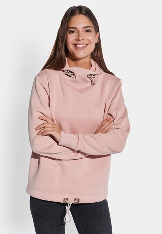 Vestino Sweatshirt in Pink: front
