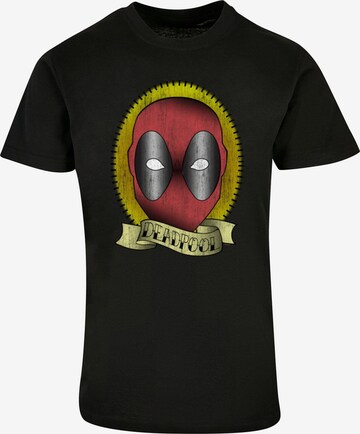 ABSOLUTE CULT Shirt 'Deadpool - Tattoo' in Black: front