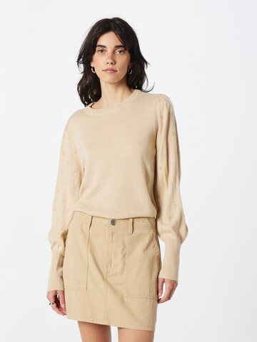 VILA Pullover 'Ava' i beige: forside