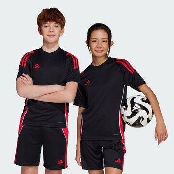 T-Shirt fonctionnel 'Tiro 24' ADIDAS PERFORMANCE en noir : devant