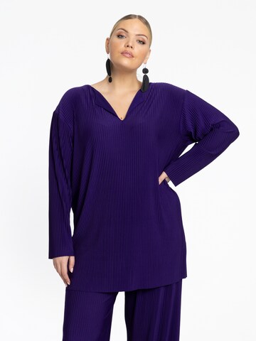 YOEK Tuniek in Lila: voorkant