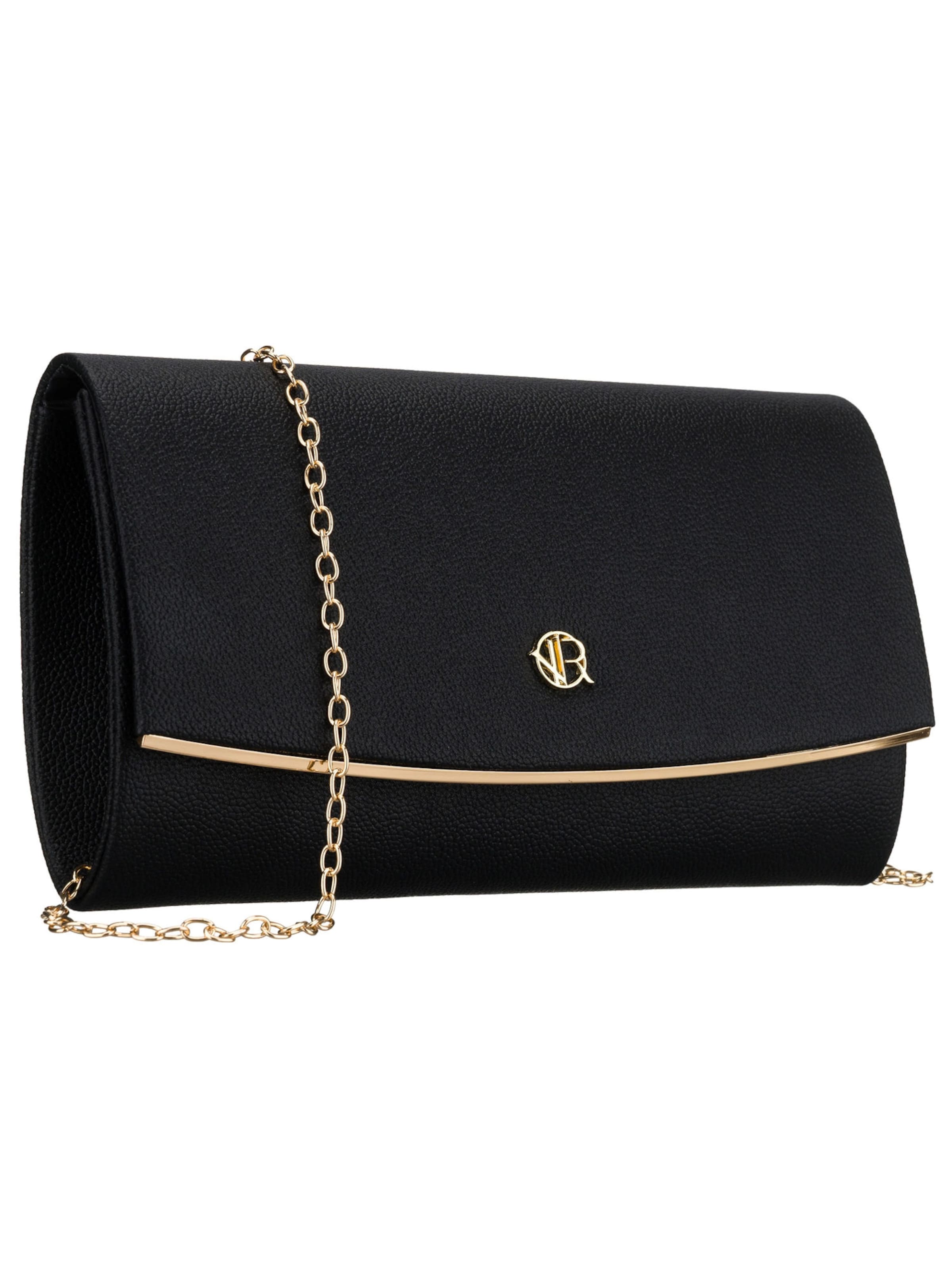 Tomshop24-7 Clutch 'Rovicky Lena'‌‌‌‌‌‌‌‌‌‌ in Schwarz: Vorderseite