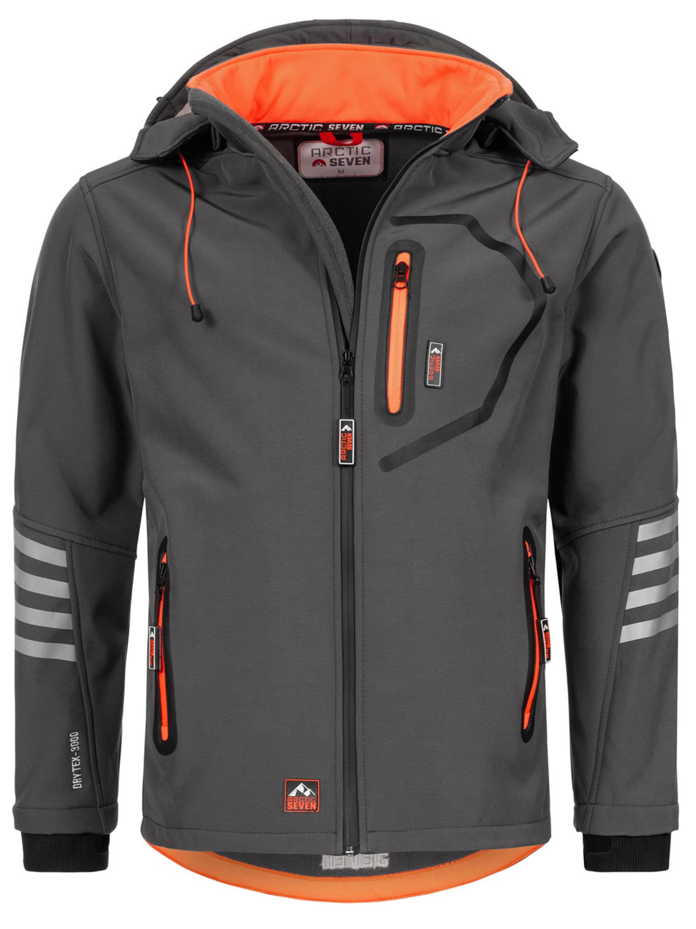 Arctic Seven Between-season jacket in Grey: front