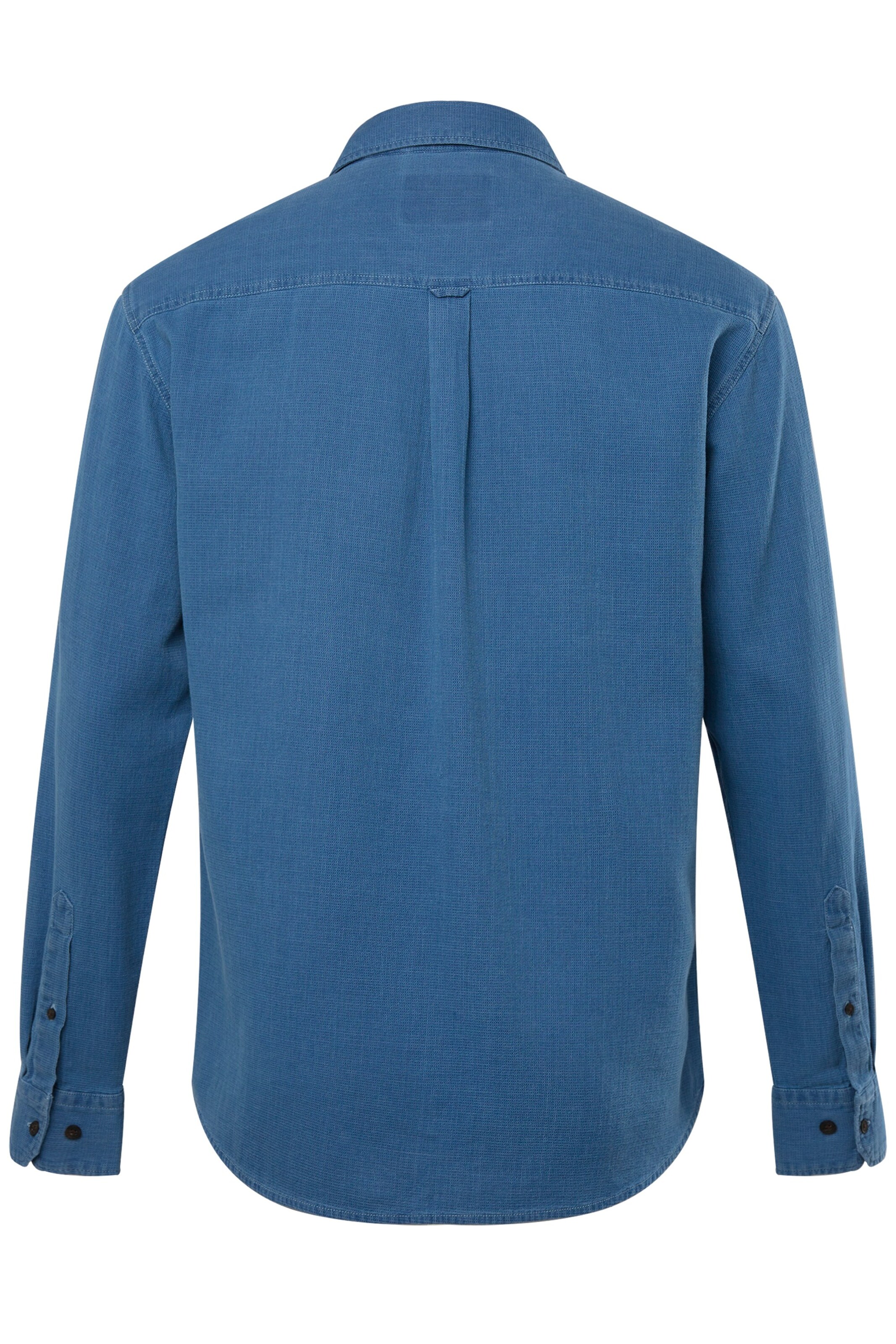 STHUGE Regular fit Button Up Shirt in Blue