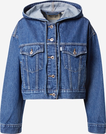 LEVI'S ® Jacke 'Silvertab Crop Trucker' in Blau: predná strana