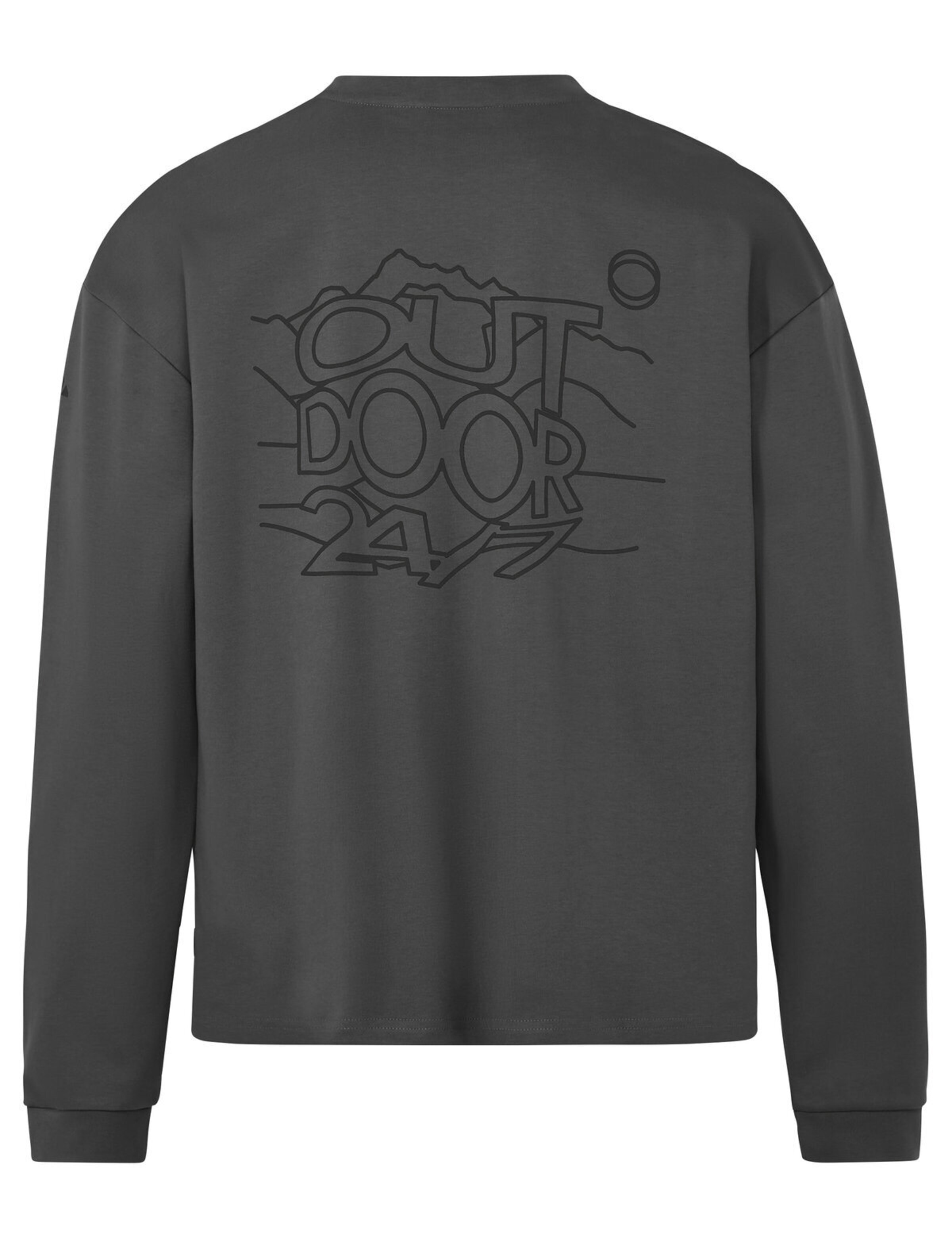 VAUDE Sports sweatshirt 'Najun' in Grey