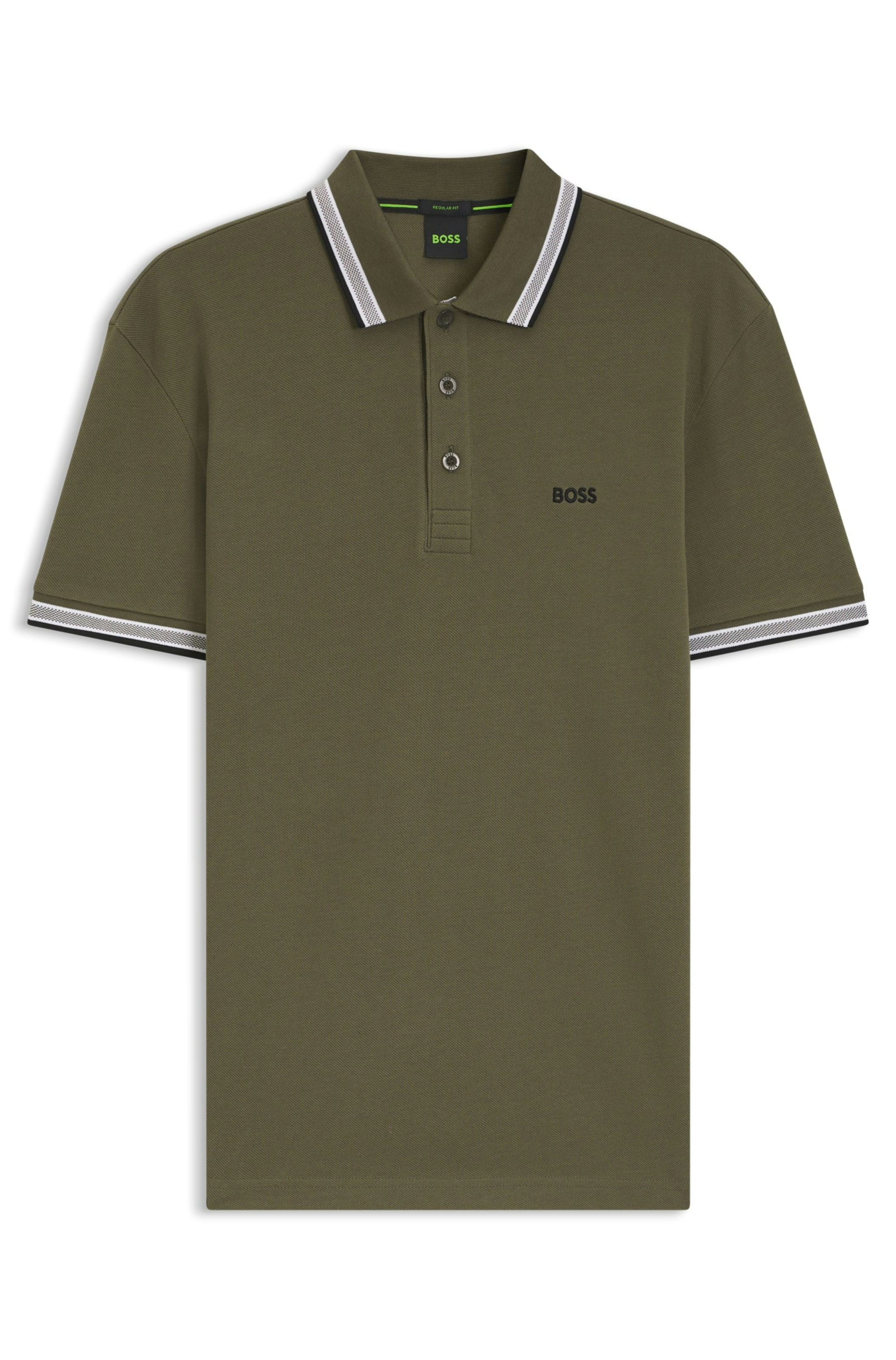 BOSS Poloshirt 'Paddy' in Grün: Vorderseite