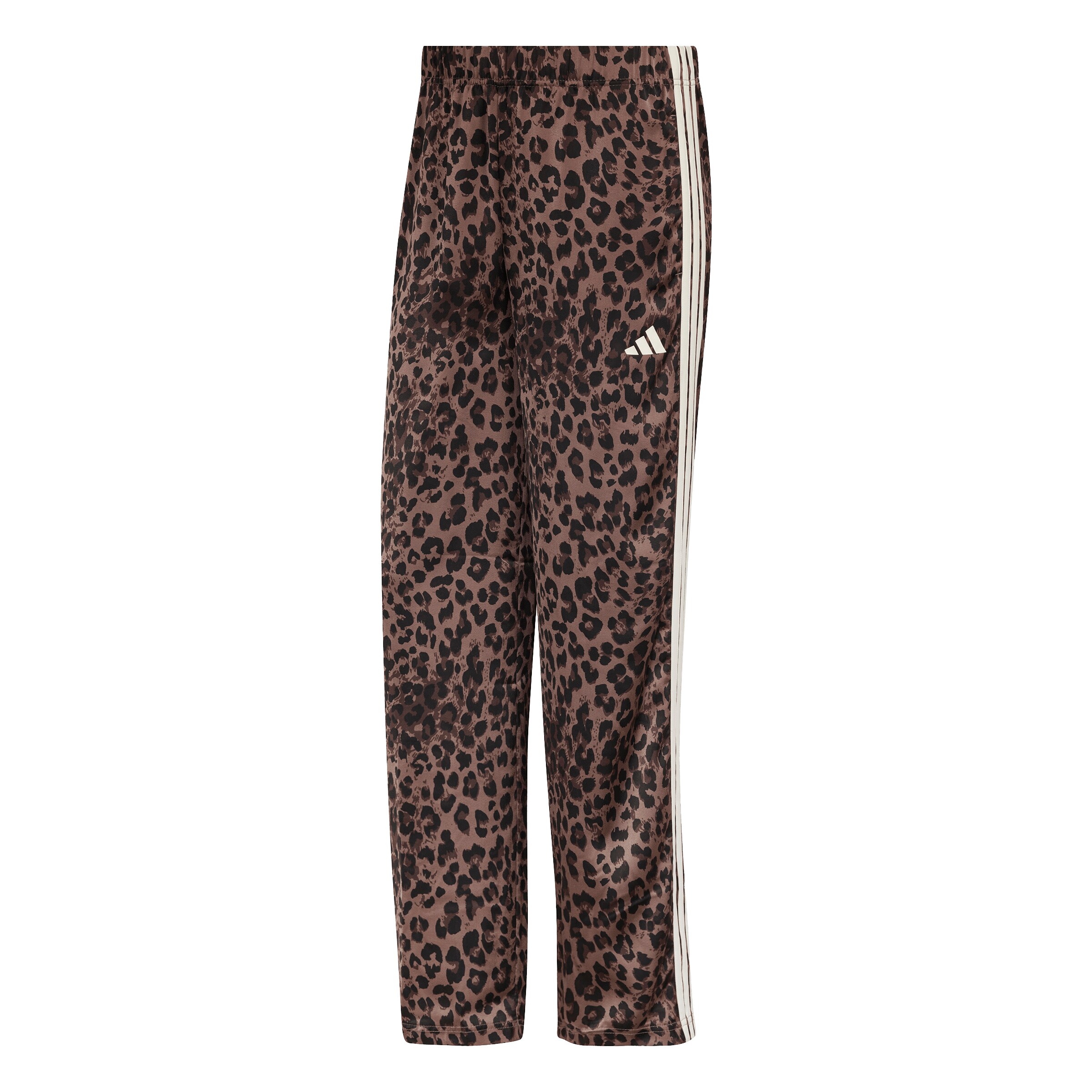 ADIDAS SPORTSWEARWide Leg/ Široke nogavice Sportske hlače - smeđa boja: prednji dio