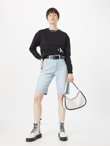 juoda Calvin Klein Jeans Megztinis be užsegimo