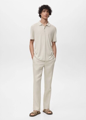MANGO MAN Poloshirt 'Amberes' in Grau