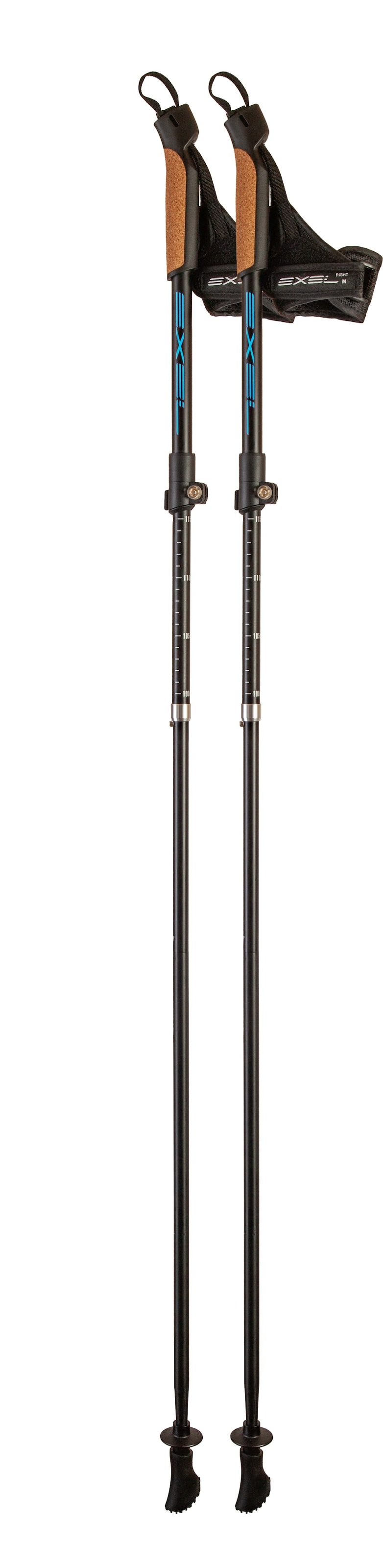 Bâtons EXEL en noir : devant