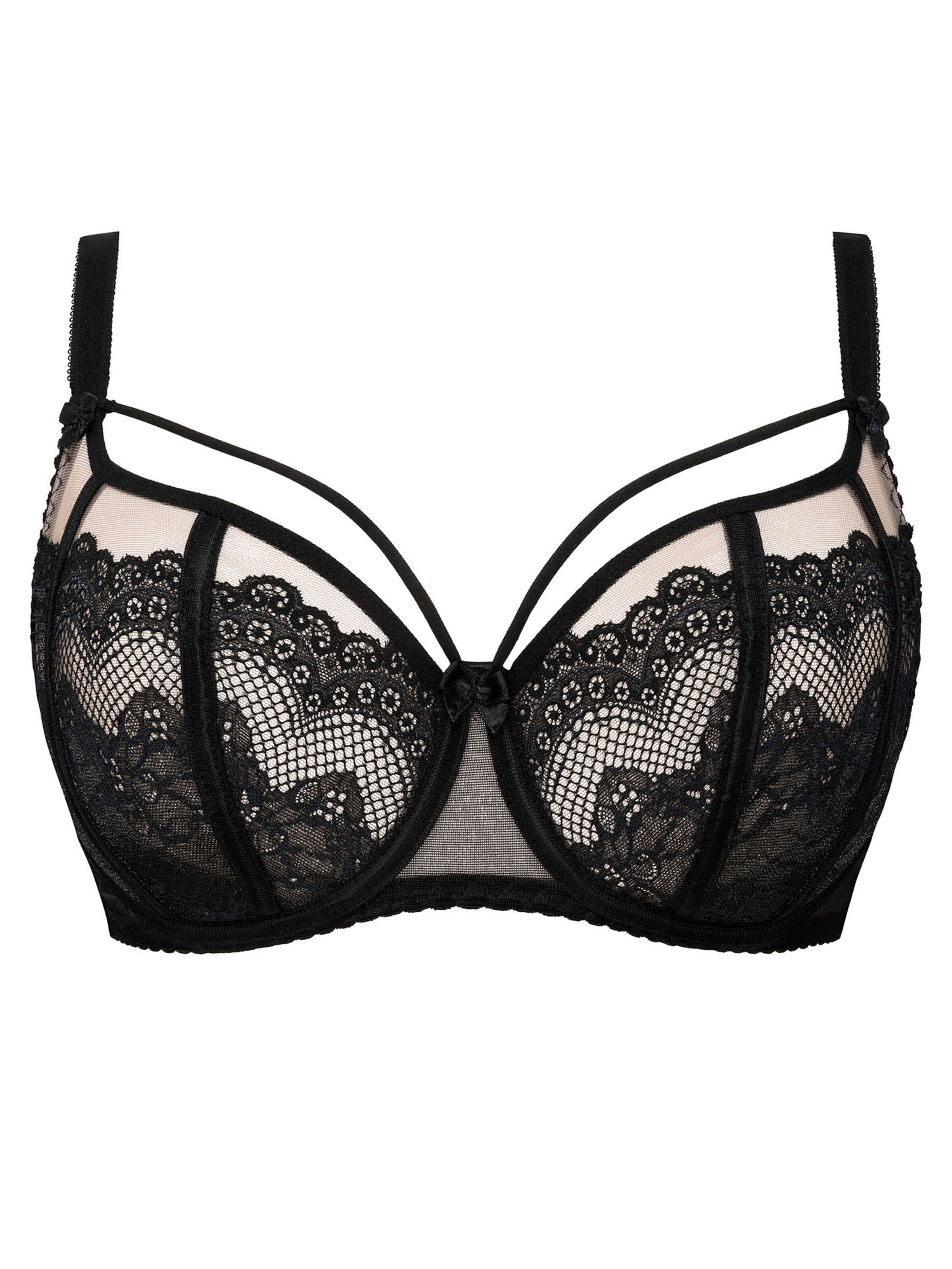 Azal T-shirt Bra 'Otylia' in Black: front