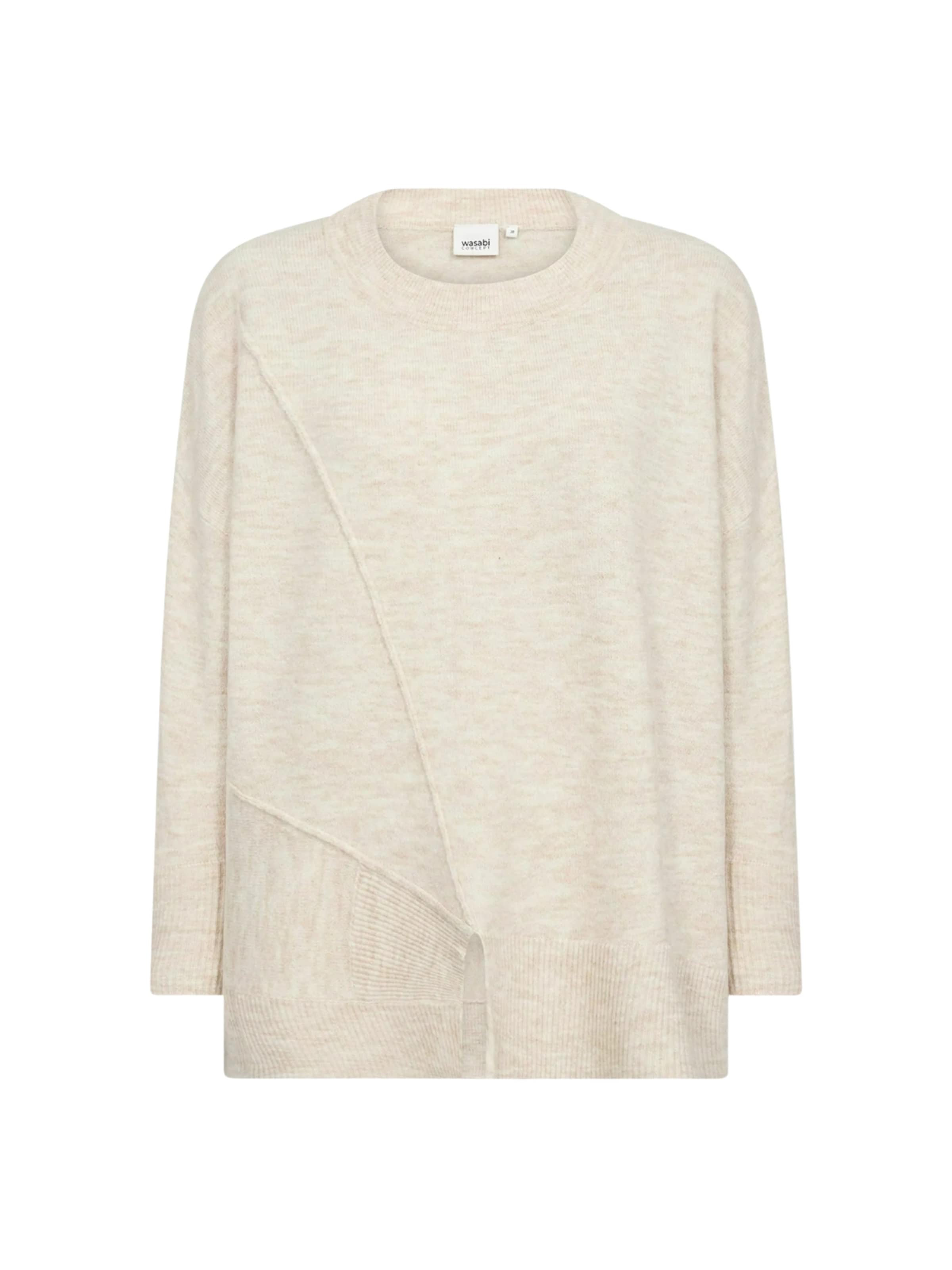 Wasabi Concept Sweater ' WA-CHANIN 3 ' in Weiß: Vorderseite