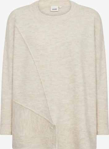 Pull-over ' WA-CHANIN 3 ' Wasabi Concept en blanc : devant