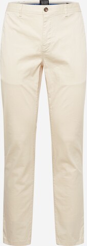 smėlio SCOTCH & SODA „Chino“ stiliaus kelnės 'MOTT': priekis