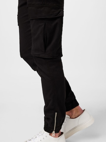 True Religion Tapered Cargo trousers in Black