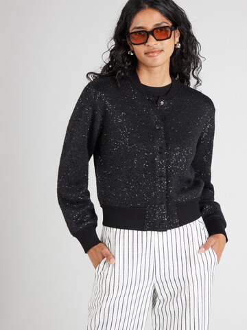 PRINCESS GOES HOLLYWOOD Knit Cardigan in Black: front