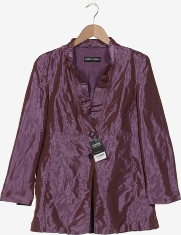 GERRY WEBER Jacket & Coat in L in Purple: front