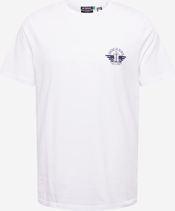 T-Shirt Dockers en blanc : devant