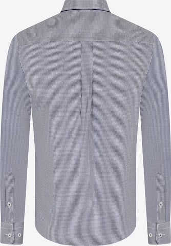 DENIM CULTURE Regular fit Button Up Shirt 'Trent' in Blue