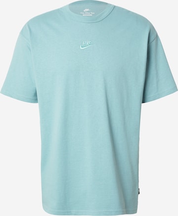 Nike Sportswear Tričko 'Premium Essentials' – zelená: přední strana