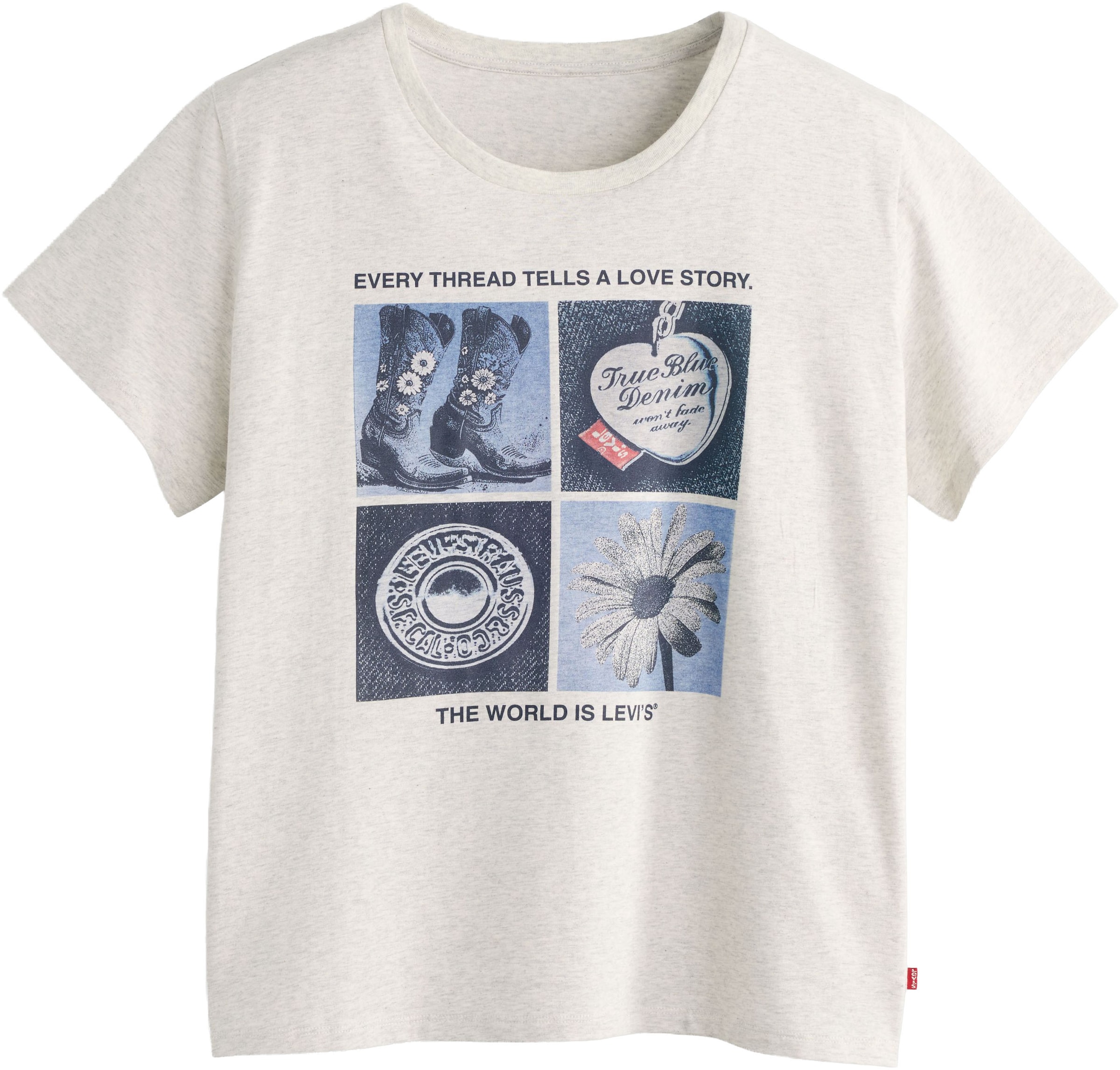Levi's® Plus Shirt 'Perfect' in White: front