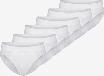 SCHIESSER Slip 'Cotton Essentials Authentic' in Wit: voorkant
