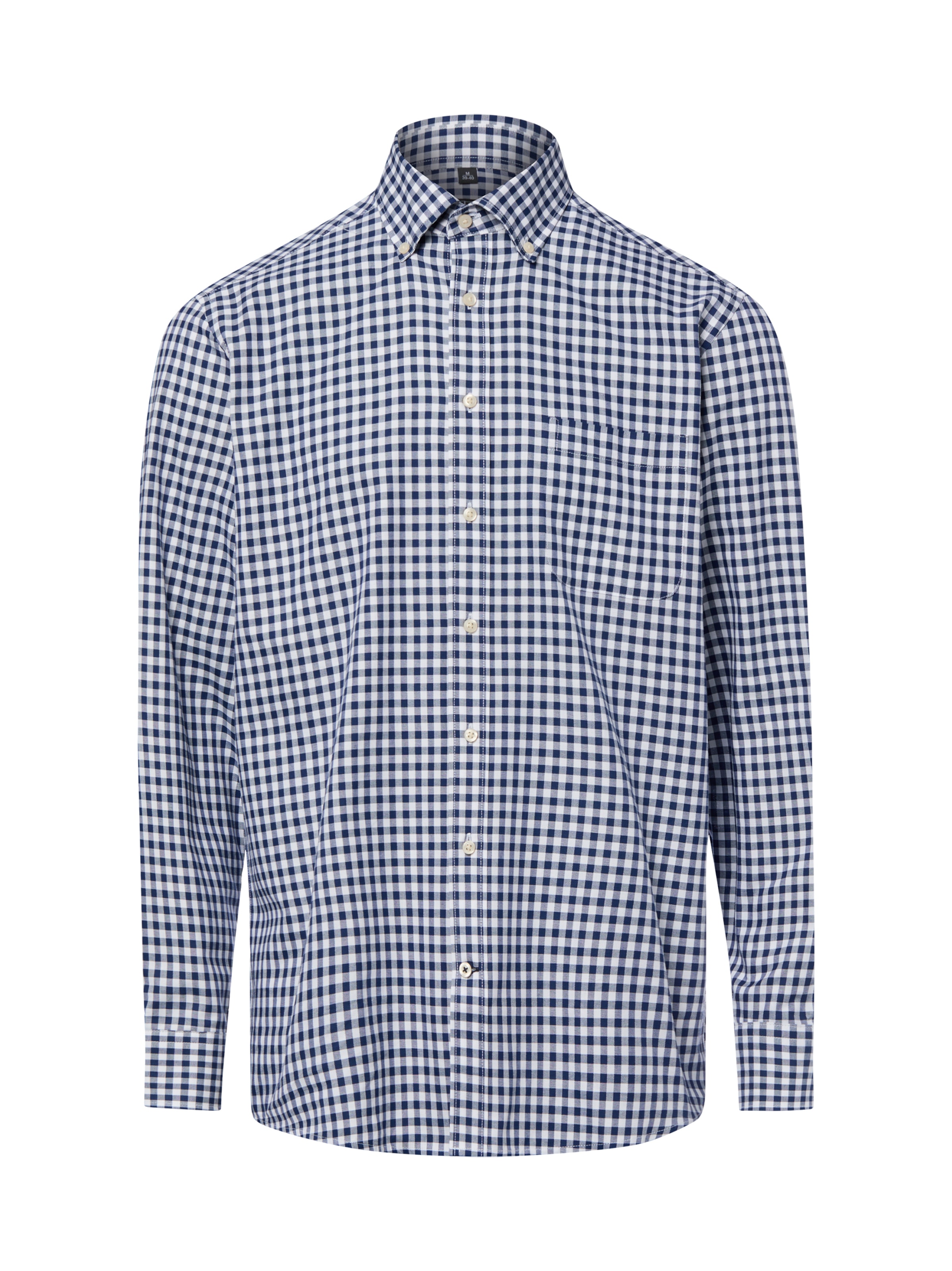 Chemise Nils Sundström en bleu : devant