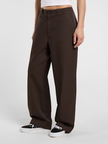 Wide Leg Pantalon chino DICKIES en marron