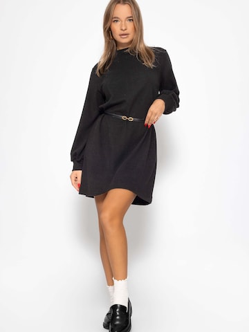 SASSYCLASSY Kleid‌ in Schwarz: Vorderseite