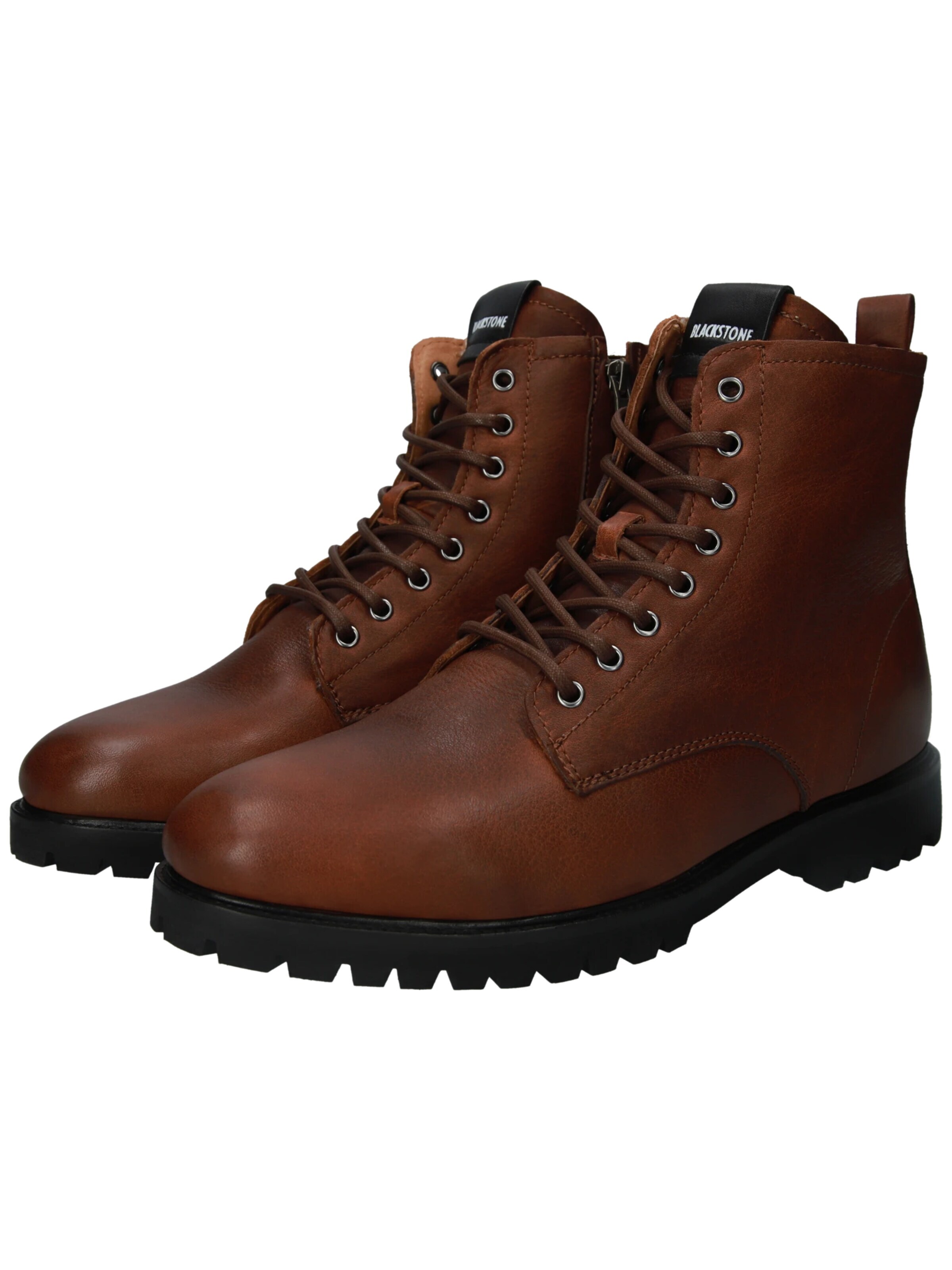 BLACKSTONE - Botas con cordones 'JAXON' en marrón
