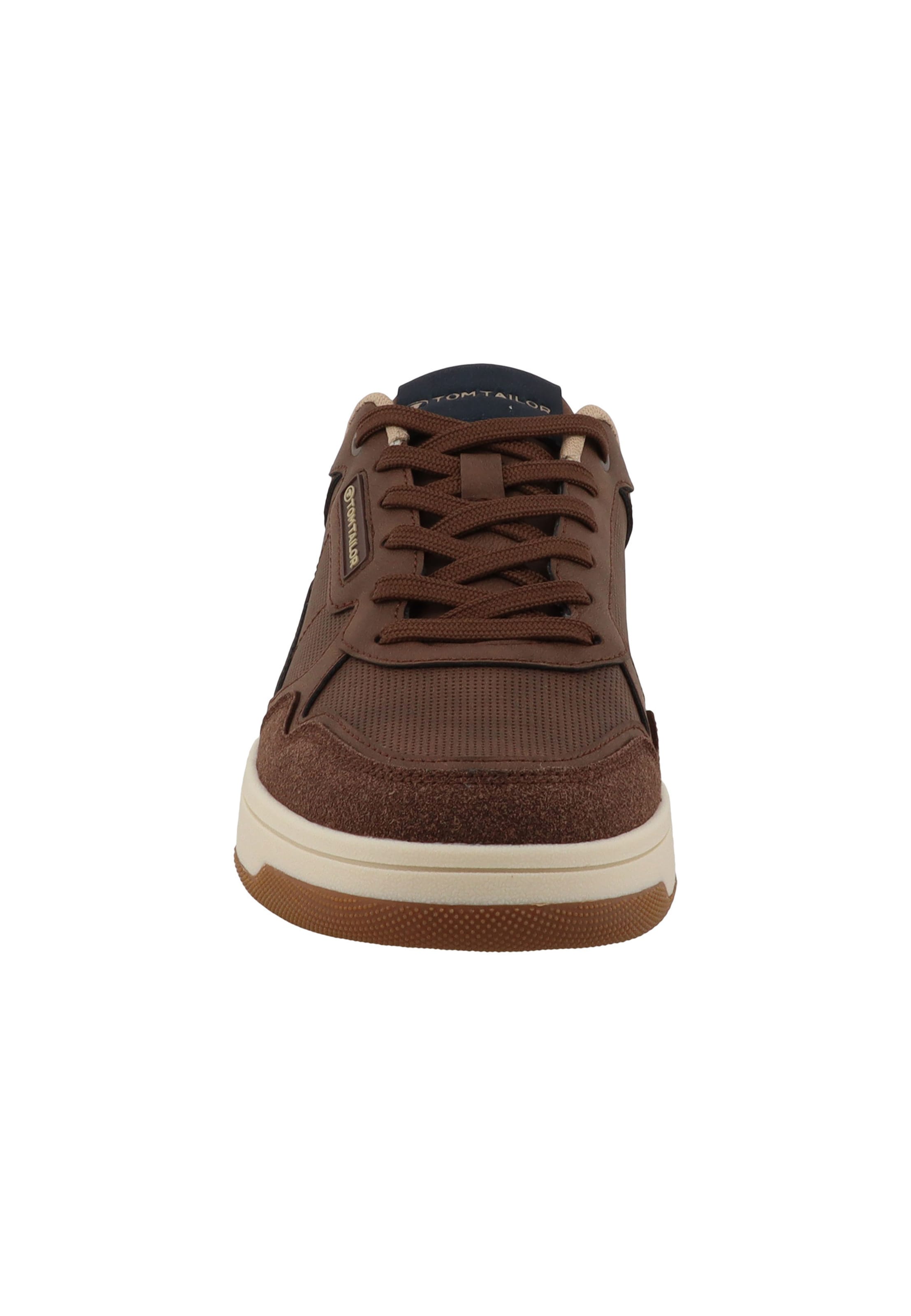 TOM TAILOR Sneakersy niskie w kolorze brązowy