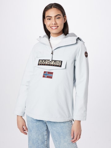 NAPAPIJRI Between-Season Jacket 'RAINFOREST' in Grey: front