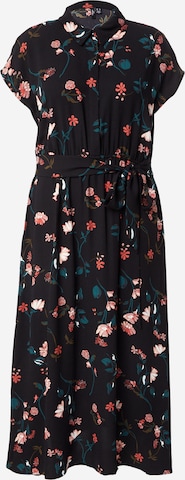 Vero Moda Curve Платье-рубашка 'VMNEWHALLIE' в Черный: спереди