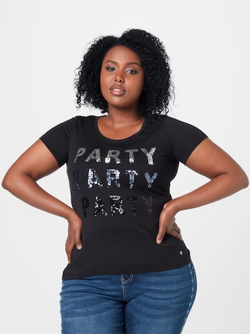 Key Largo Μπλουζάκι 'PARTY' σε μαύρο: μπροστά