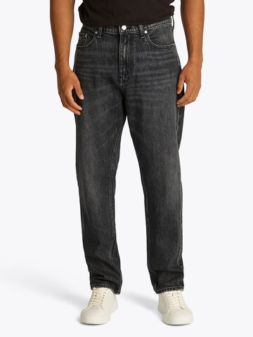 Regular Jean 'ISAAC' Tommy Jeans en noir : devant