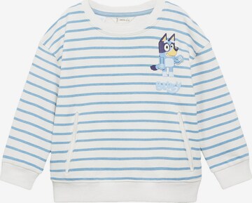 MANGO KIDS Sweatshirt 'BLUEHI' in Blauw: voorkant