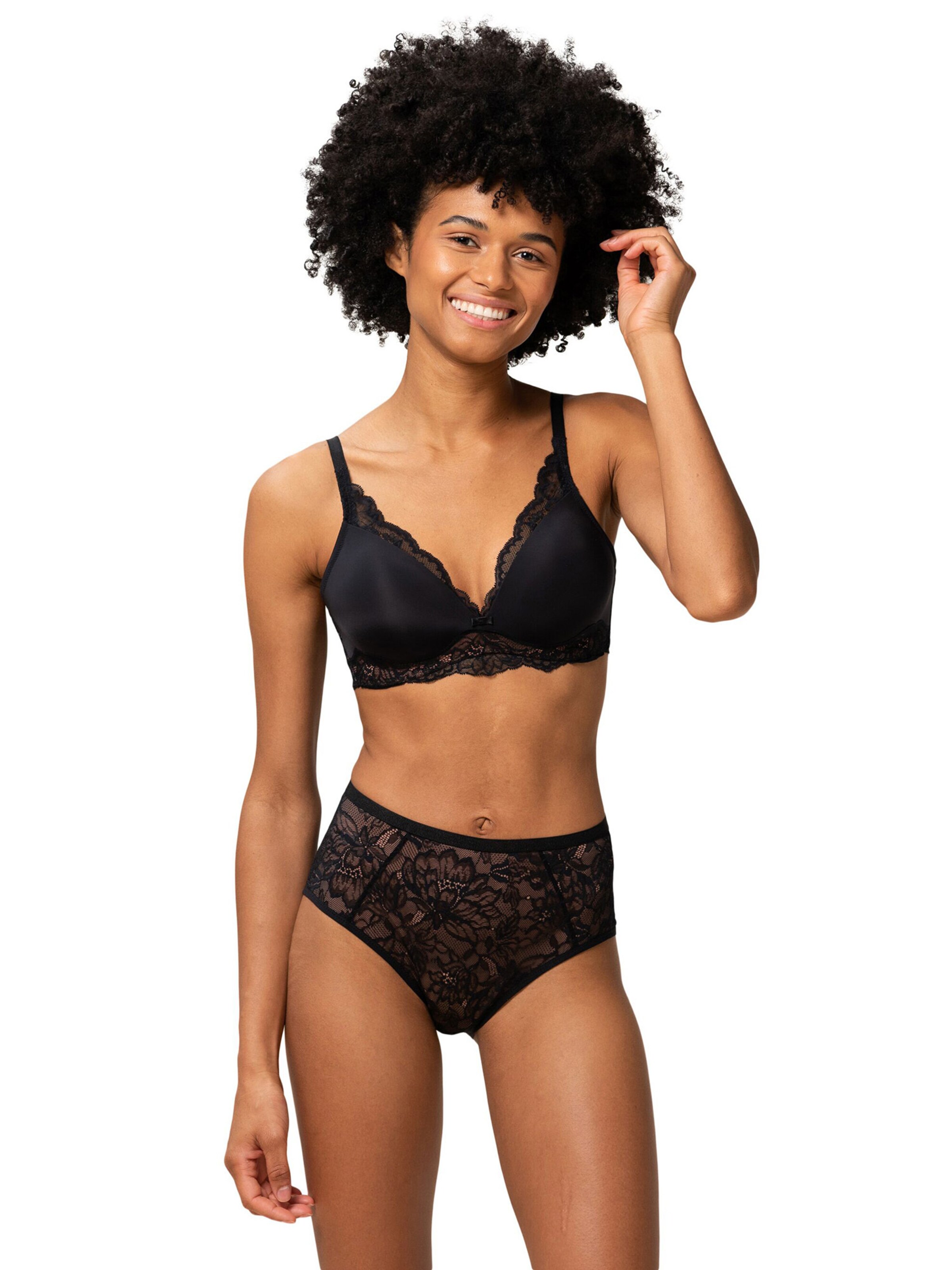 TRIUMPH Slip ' Amourette Charm ' in Black
