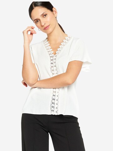 LolaLiza Blouse in White: front