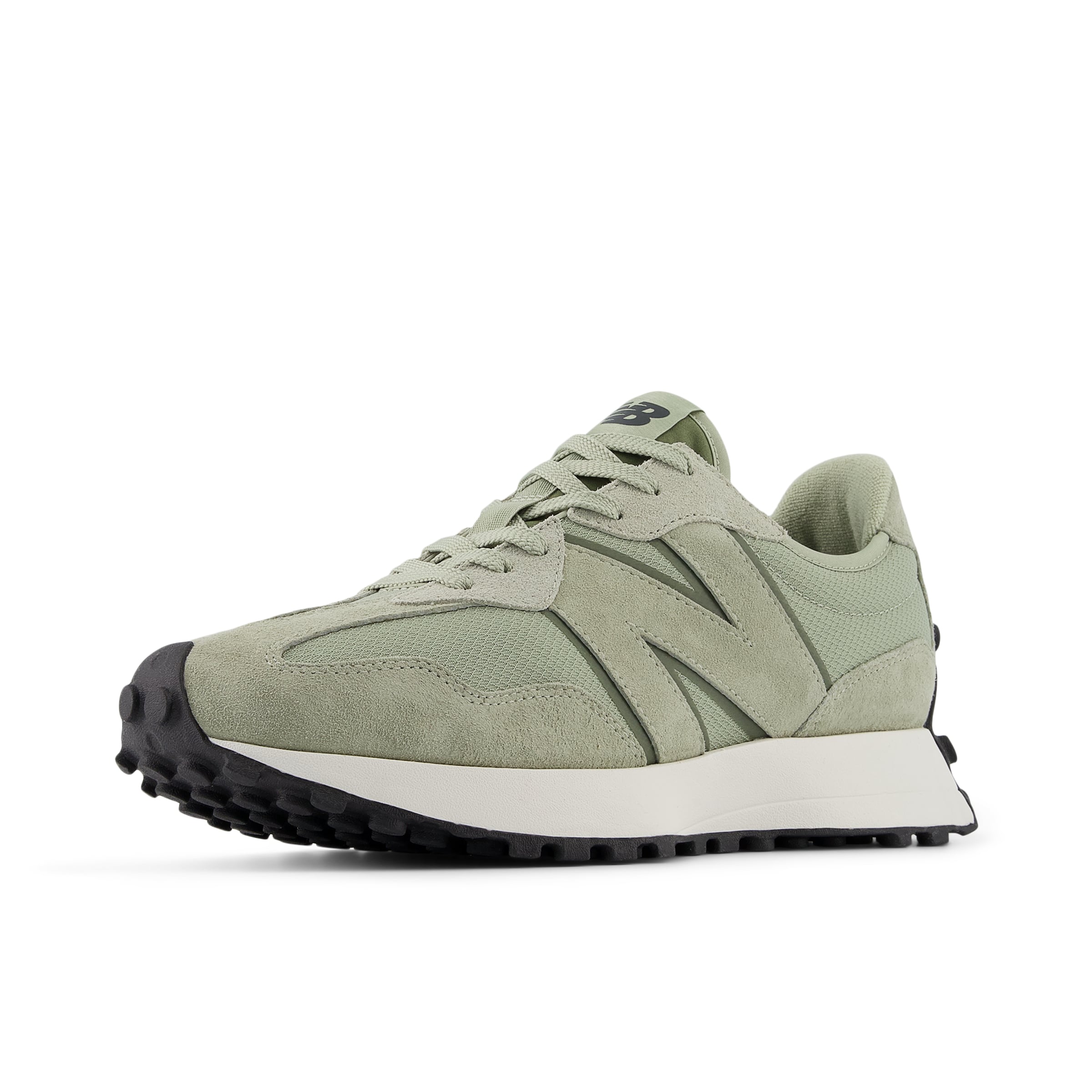 new balance Platform trainers '327' in Green: front