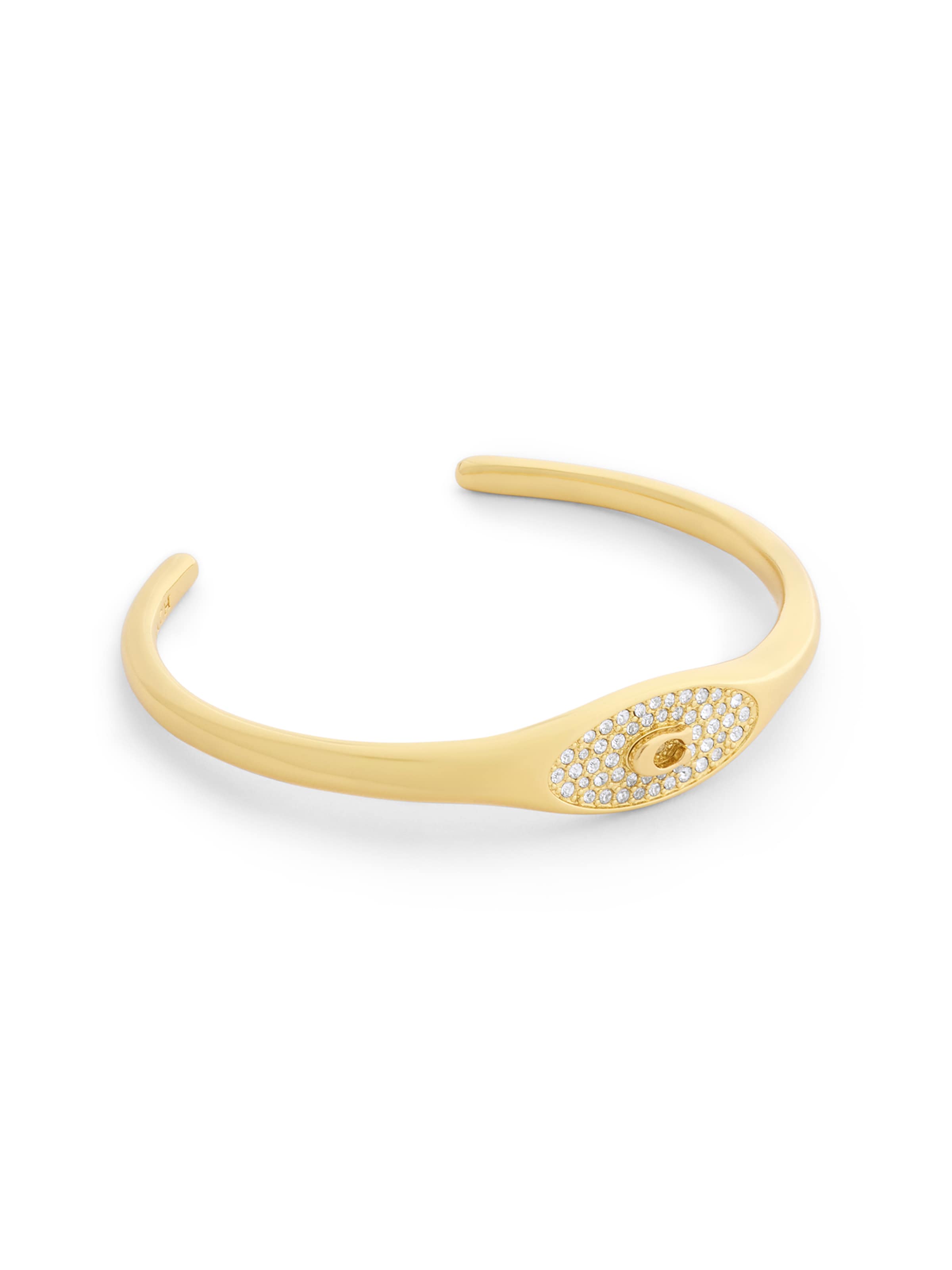 Bracelet COACH en or : devant
