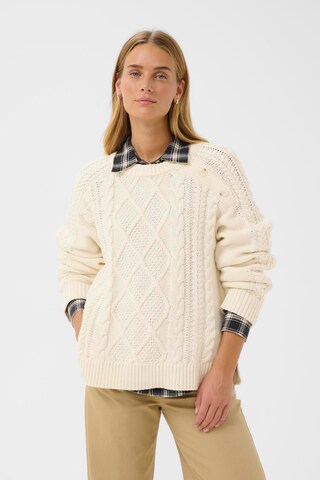 Part Two Sweater 'ZivaPW' in White: front