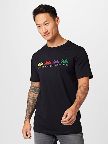 UNITED COLORS OF BENETTON T-shirt i svart: framsida