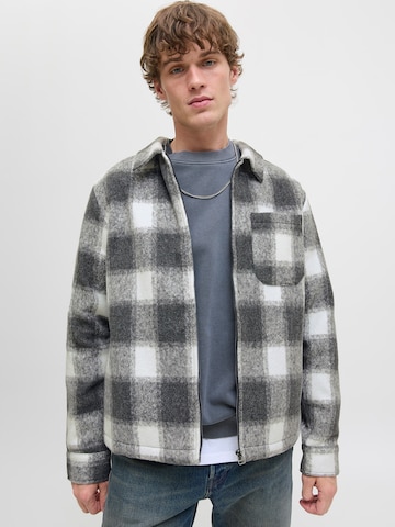 JACK & JONES Between-Season Jacket 'JJHANK' in Grey: front