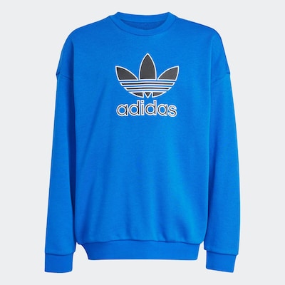 ADIDAS ORIGINALS Sweatshirt in Light blue / Black / White, Item view