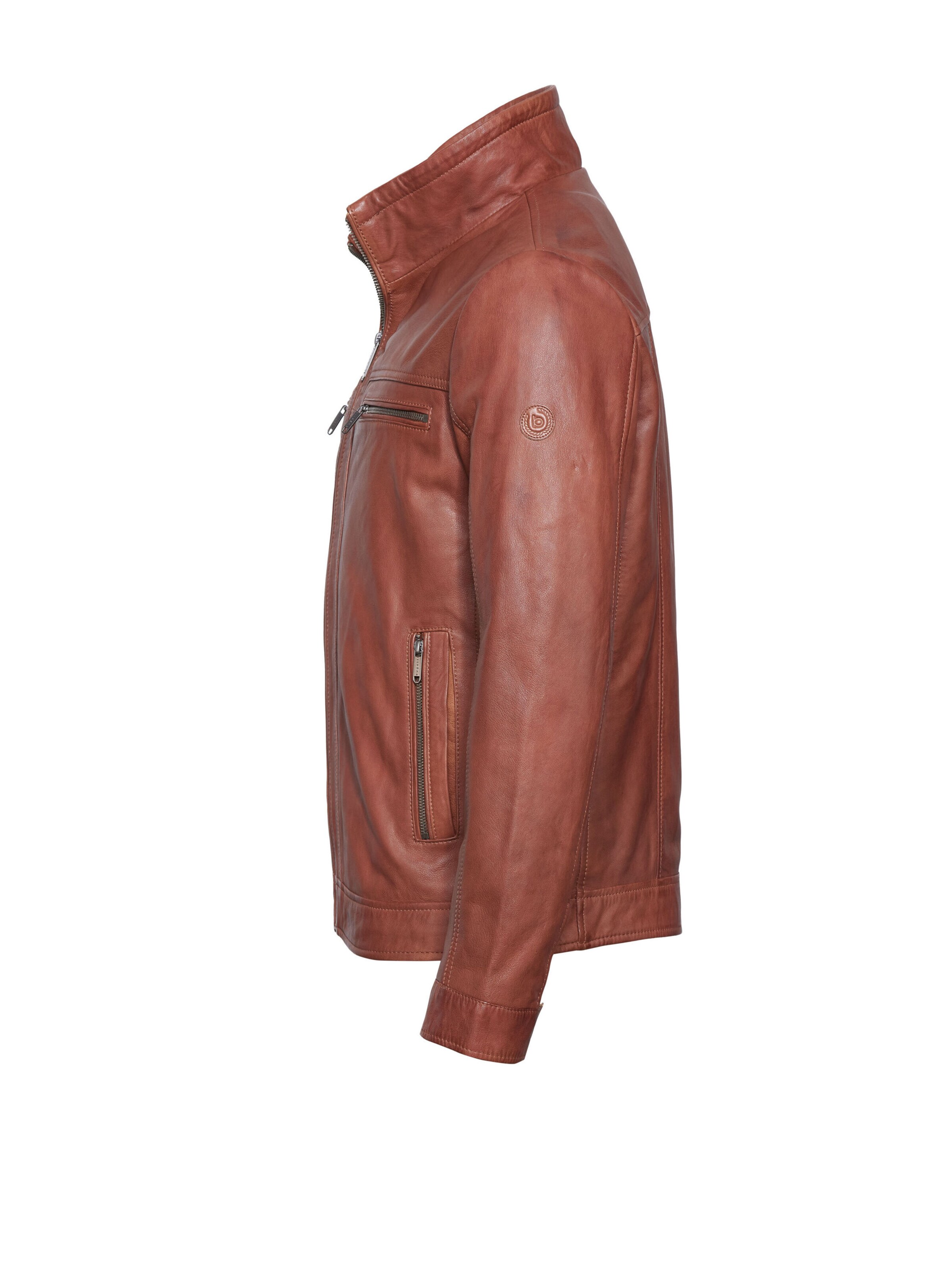 bugatti Lederjacke 'BUMatti' in Braun